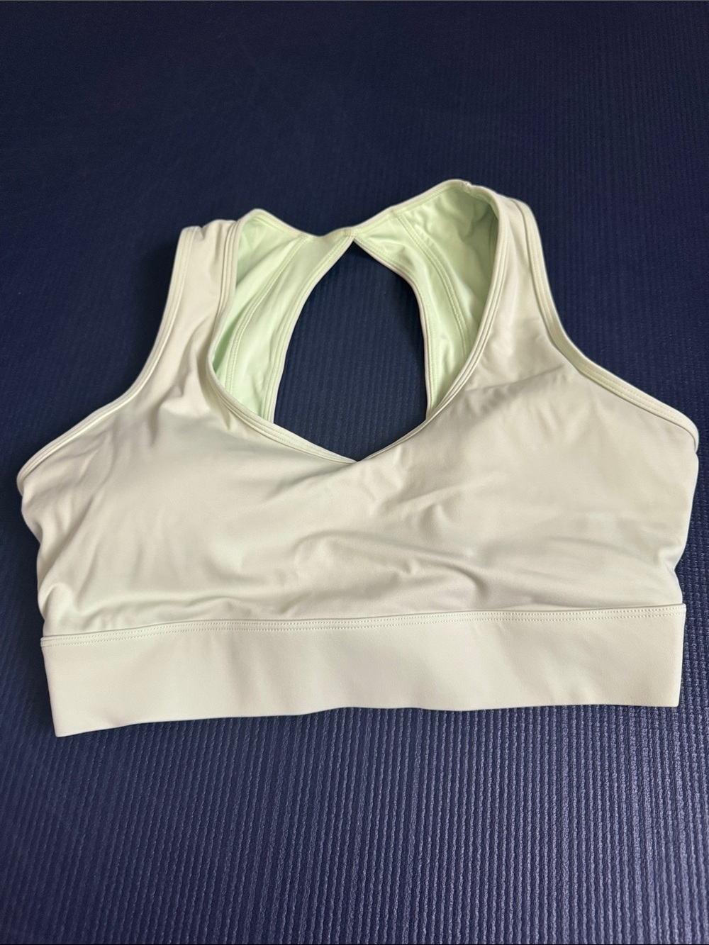 BuffBunny Lima Bean (light green) Maraschino Sports Bra, LargeEC